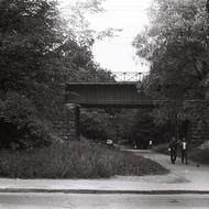 Вход в Парк Лесотехнической Академии со стороны Парголовской ул. 1987 г.